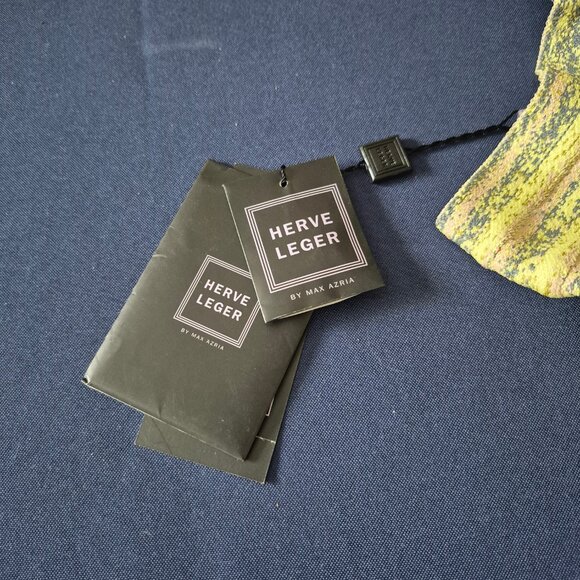 Herve Leger Liza Bandage Dress in Sunset Combo - Picture 5 of 5